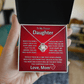 To My Dearest Daughter - Love Knot Gift Set - TJ112V2
