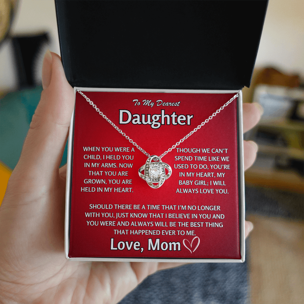 To My Dearest Daughter - Love Knot Gift Set - TJ112V2