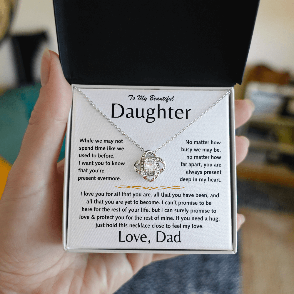 To My Beautiful Daughter - Love Knot Gift Set - TJ157