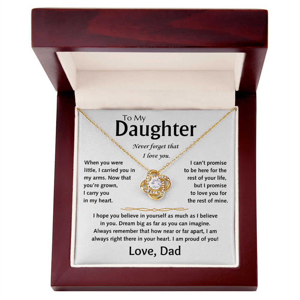 To My Daughter - Love Knot Gift Set - TJ154