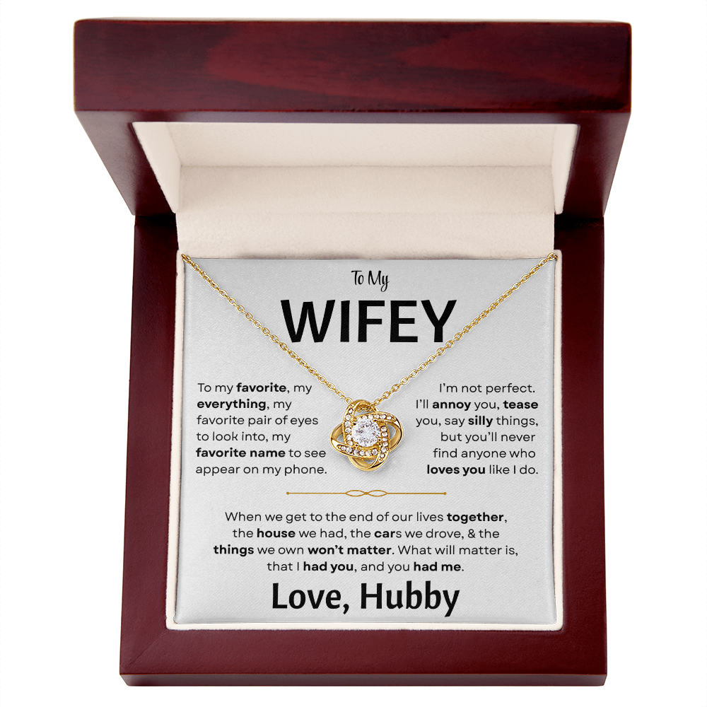 To My Wifey - Love Knot Gift Set - TJ181