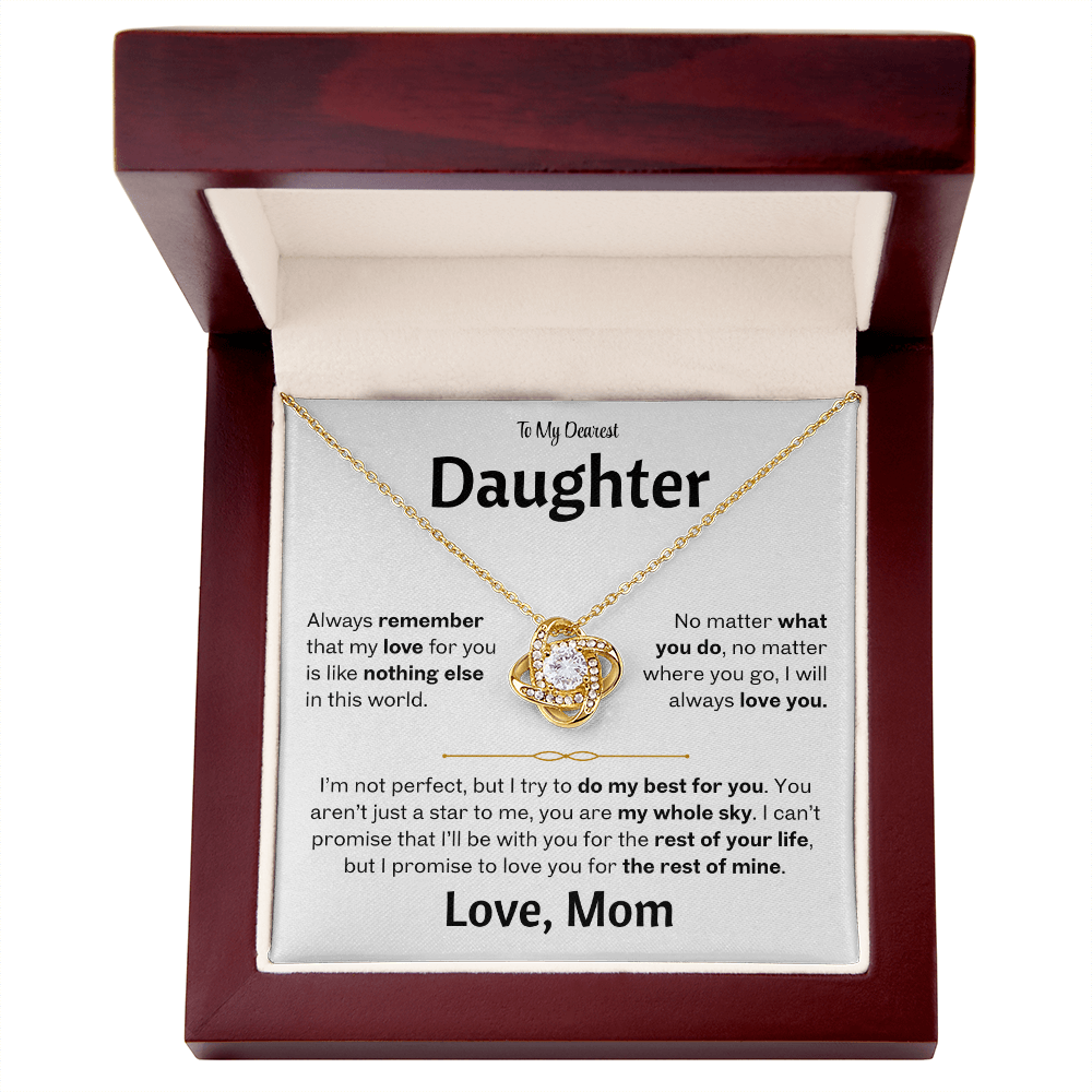 To My Dearest Daughter - Love Knot Gift Set - TJ175