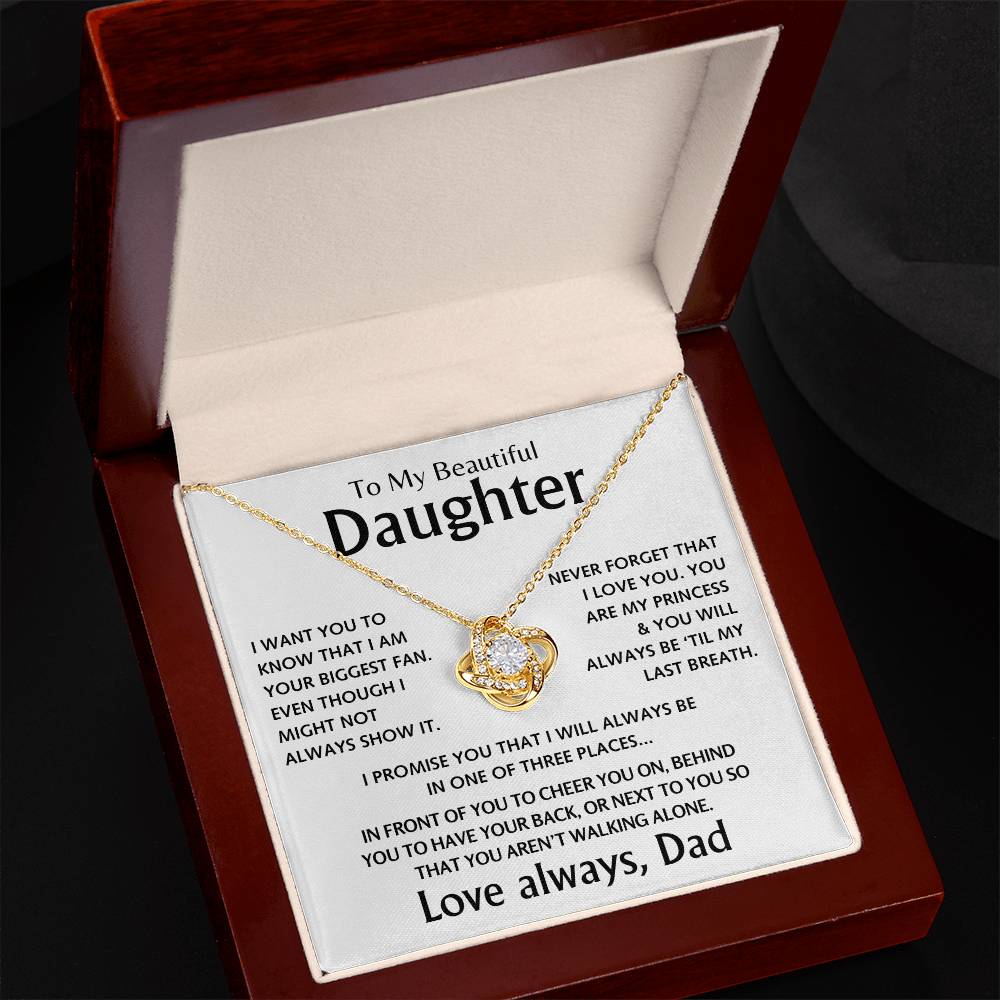 To My Beautiful Daughter - Love Knot Gift Set - TJ138