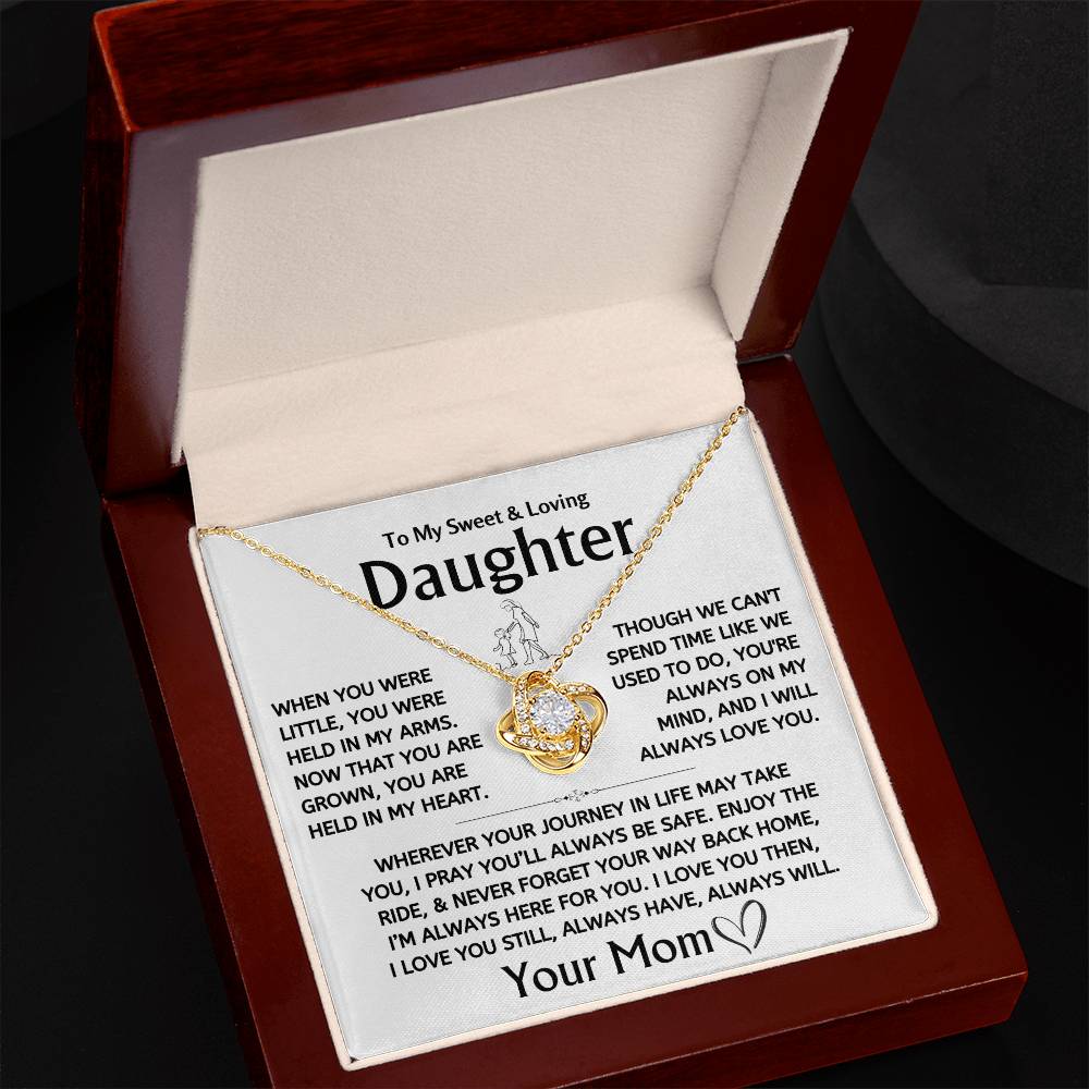 To My Sweet & Loving Daughter - Love Knot Gift Set - TJ117