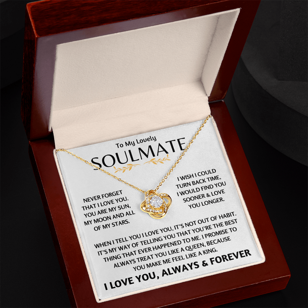 To My Lovely Soulmate - Love Knot Gift Set - TJ137