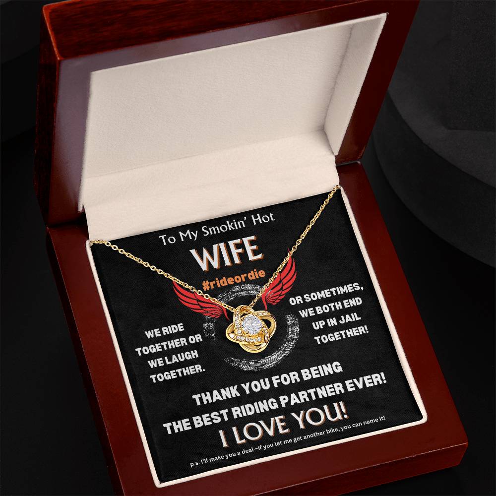 To My Smokin' Hot Wife - Love Knot Gift Set - TJ102