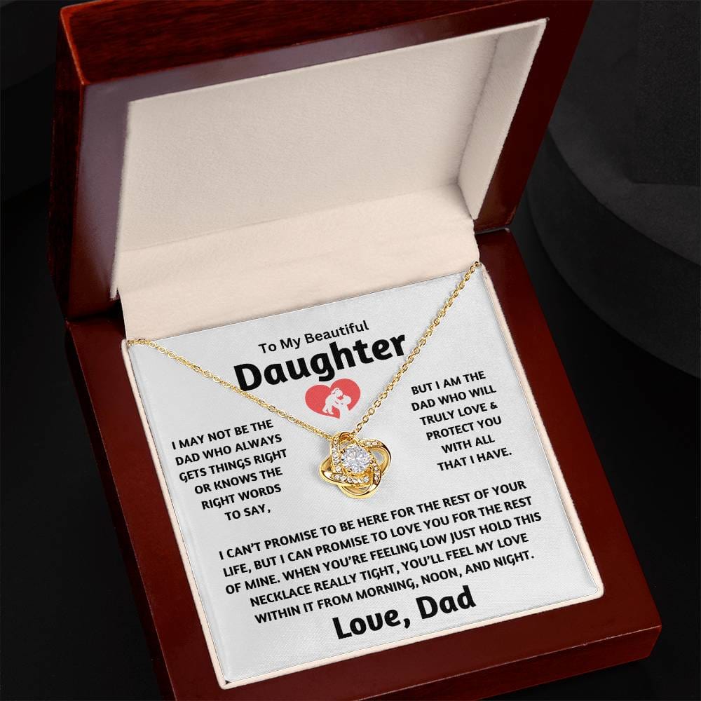 To My Beautiful Daughter - Love Knot Gift Set - TJ132