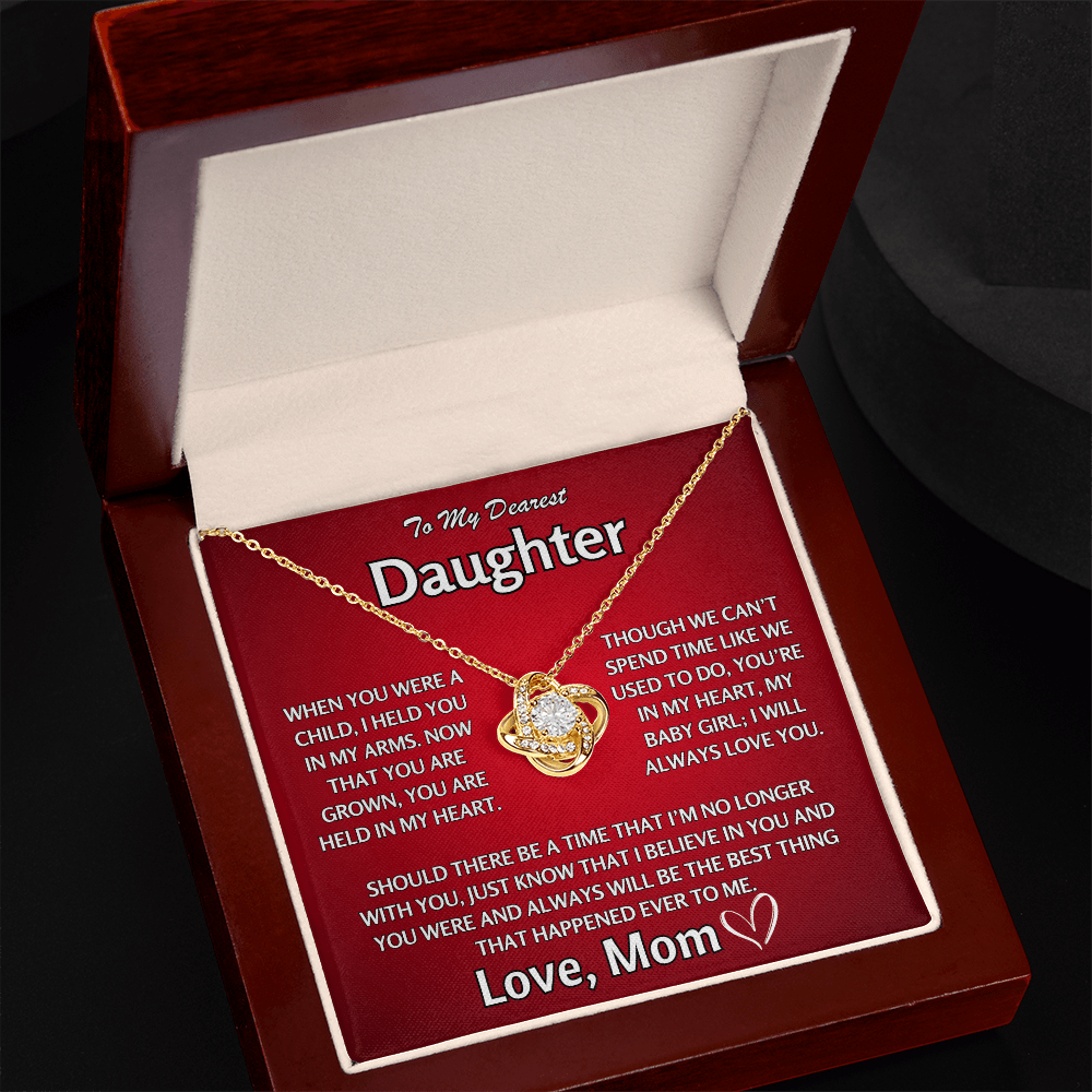 To My Dearest Daughter - Love Knot Gift Set - TJ112V2