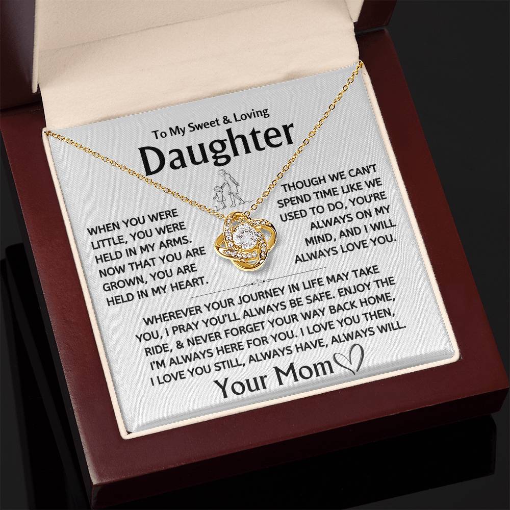 To My Sweet & Loving Daughter - Love Knot Gift Set - TJ117