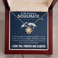 To My Gorgeous Soulmate - Love Knot Necklace Gift Set - TJ055