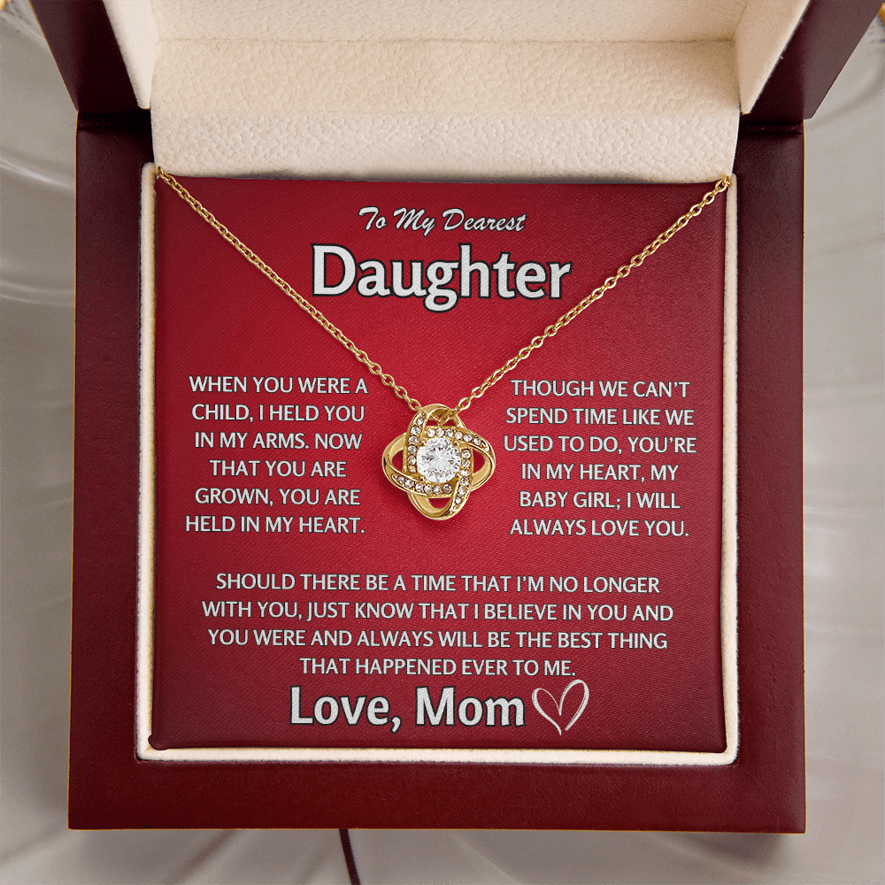 To My Dearest Daughter - Love Knot Gift Set - TJ112V2