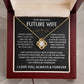 To My Beautiful Future Wife - Love Knot Gift Set - TJ139 - V3 - Personalized