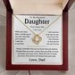 To My Beautiful Daughter - Love Knot Gift Set - TJ156