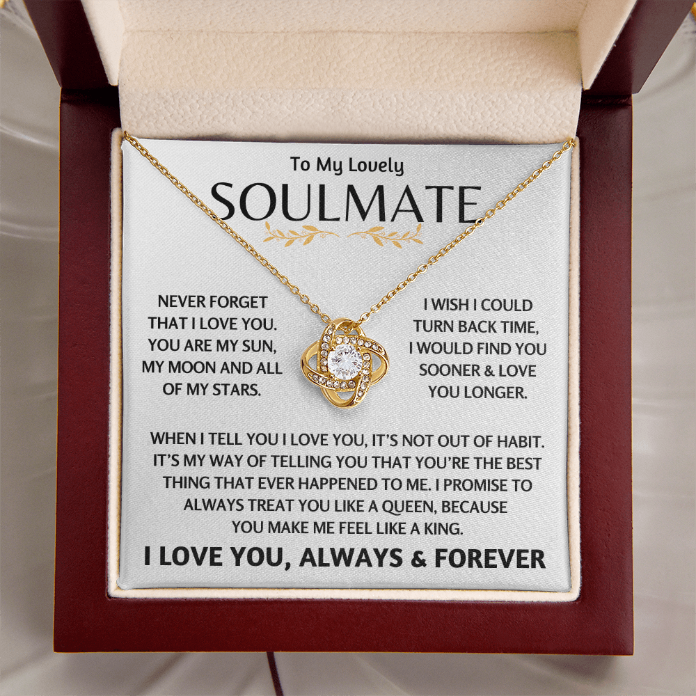 To My Lovely Soulmate - Love Knot Gift Set - TJ137