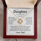 To My Daughter - Love Knot Gift Set - TJ154
