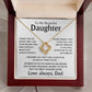To My Beautiful Daughter - Love Knot Gift Set - TJ138