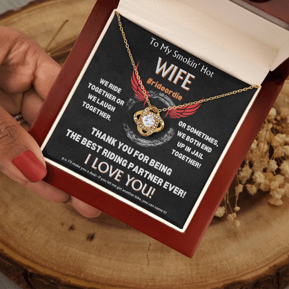 To My Smokin' Hot Wife - Love Knot Gift Set - TJ102