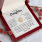 To My Dearest Daughter - Love Dad - Love Knot Gift Set - TJ151