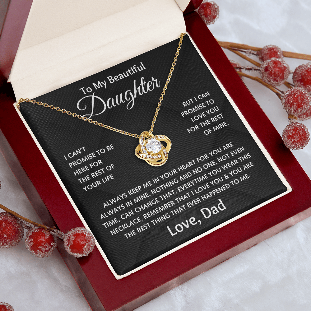 To My Beautiful Daughter - Love Dad - Love Knot Gift Set - TJ152