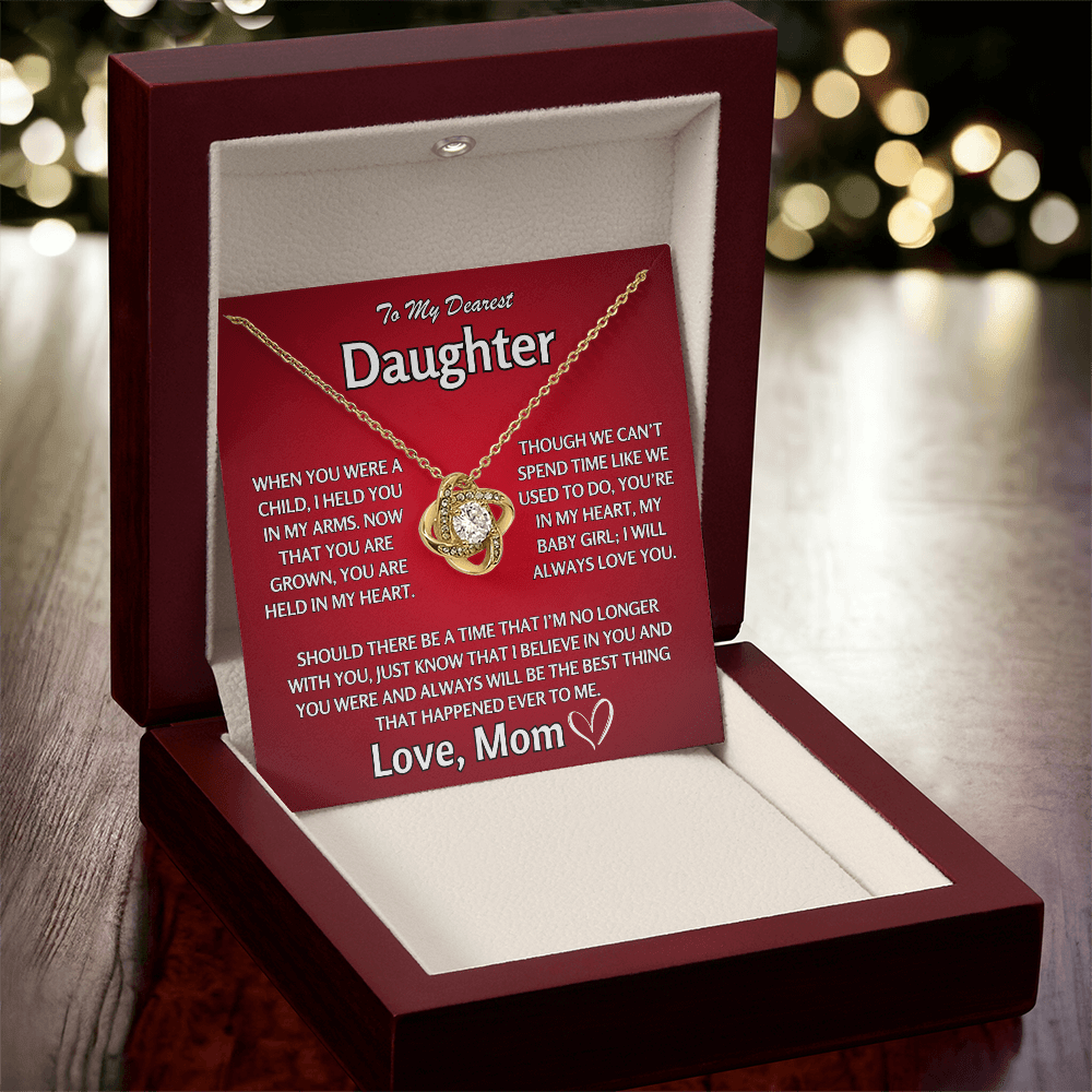 To My Dearest Daughter - Love Knot Gift Set - TJ112V2