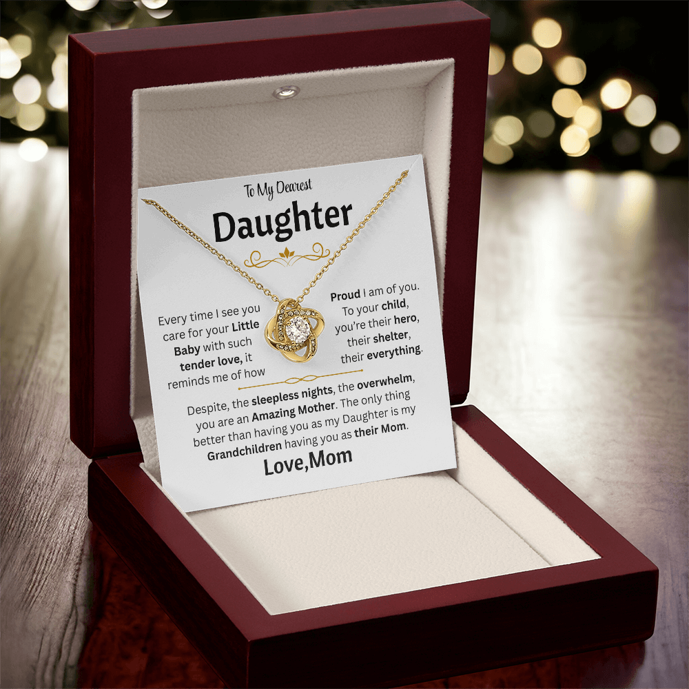 To My Dearest Daughter - Love Knot Gift Set - TJ174
