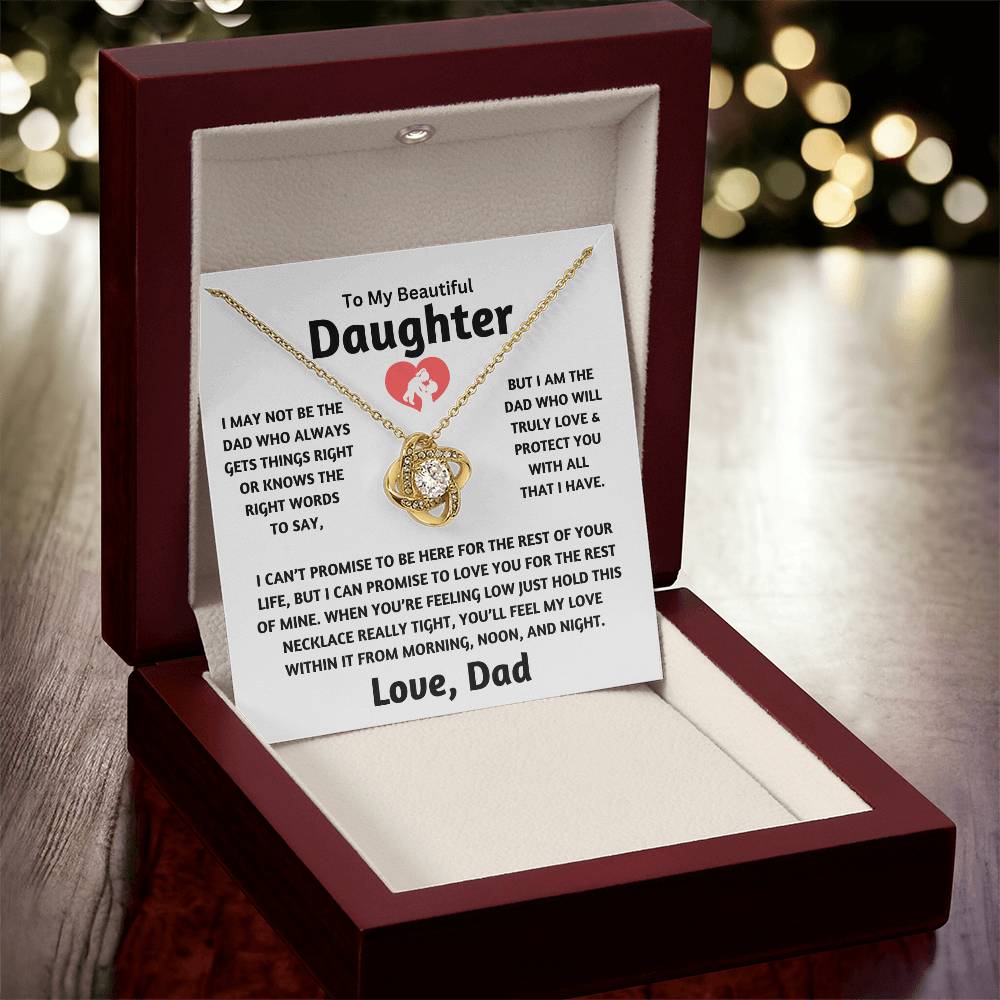 To My Beautiful Daughter - Love Knot Gift Set - TJ132