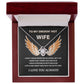To My Smokin' Hot Wife - Love Knot Necklace Gift Set -TJ059