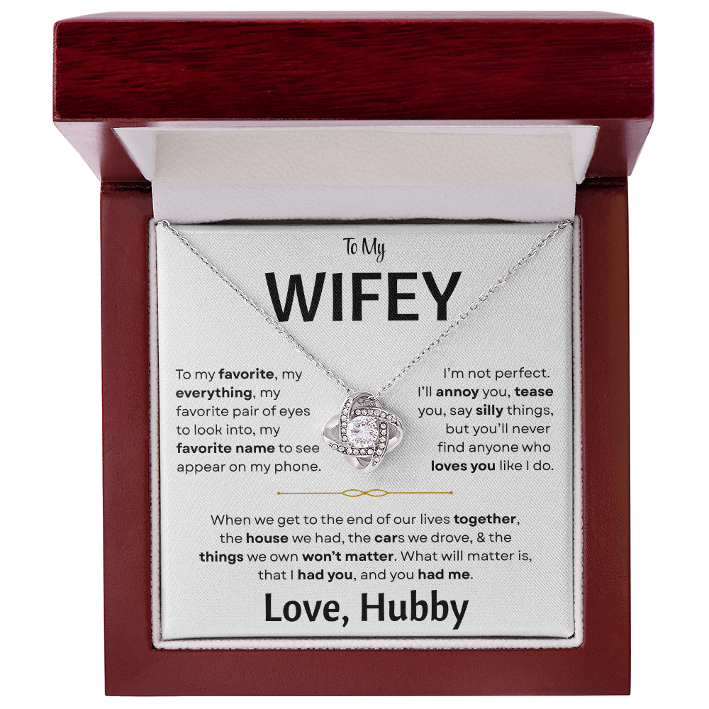 To My Wifey - Love Knot Gift Set - TJ181