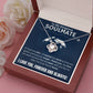 To My Gorgeous Soulmate - Love Knot Necklace Gift Set - TJ055