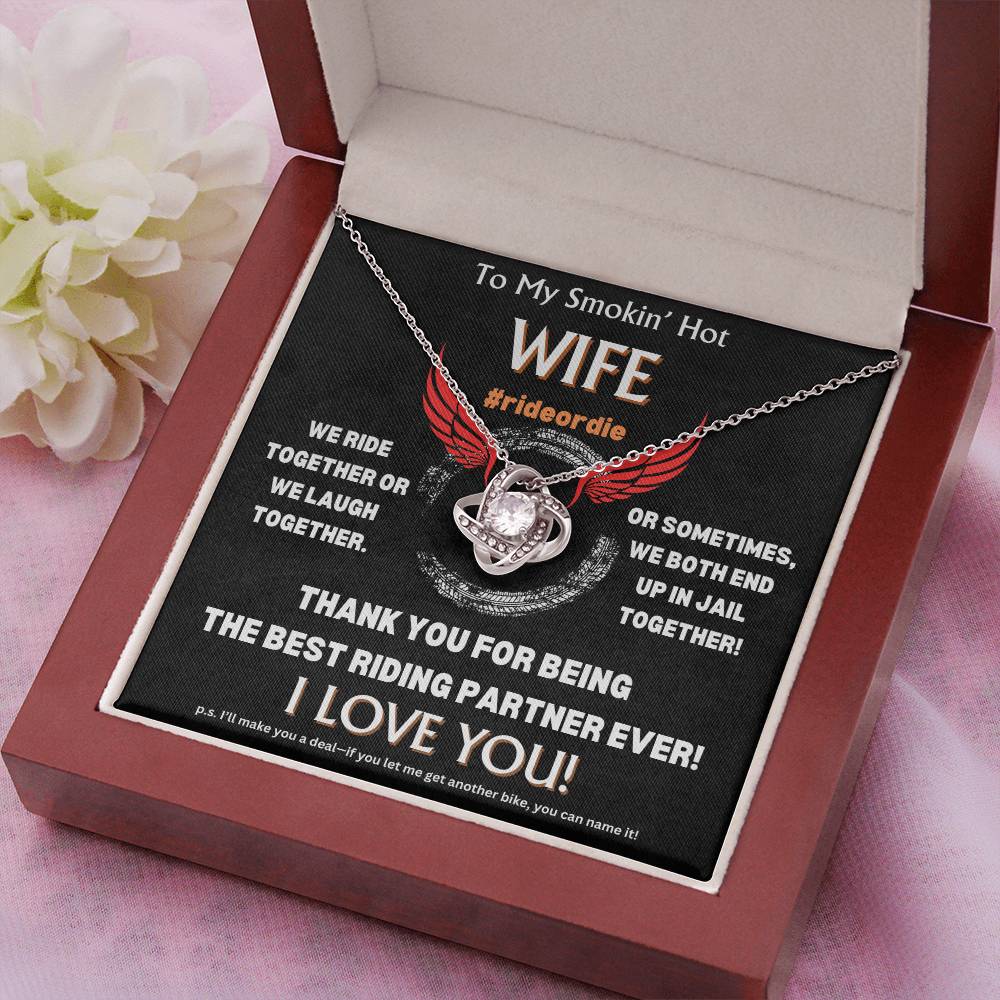 To My Smokin' Hot Wife - Love Knot Gift Set - TJ102