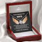 To My Smokin' Hot Wife - Love Knot Necklace Gift Set -TJ059