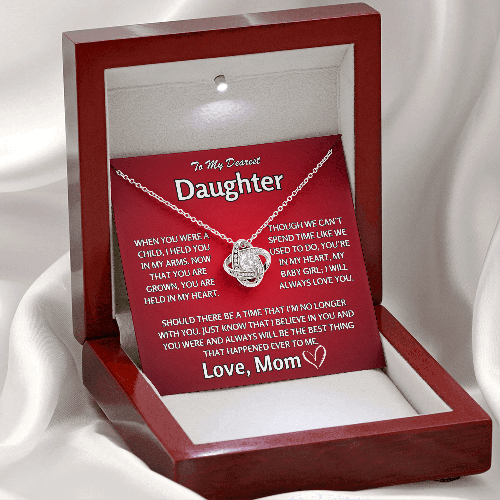 To My Dearest Daughter - Love Knot Gift Set - TJ112V2