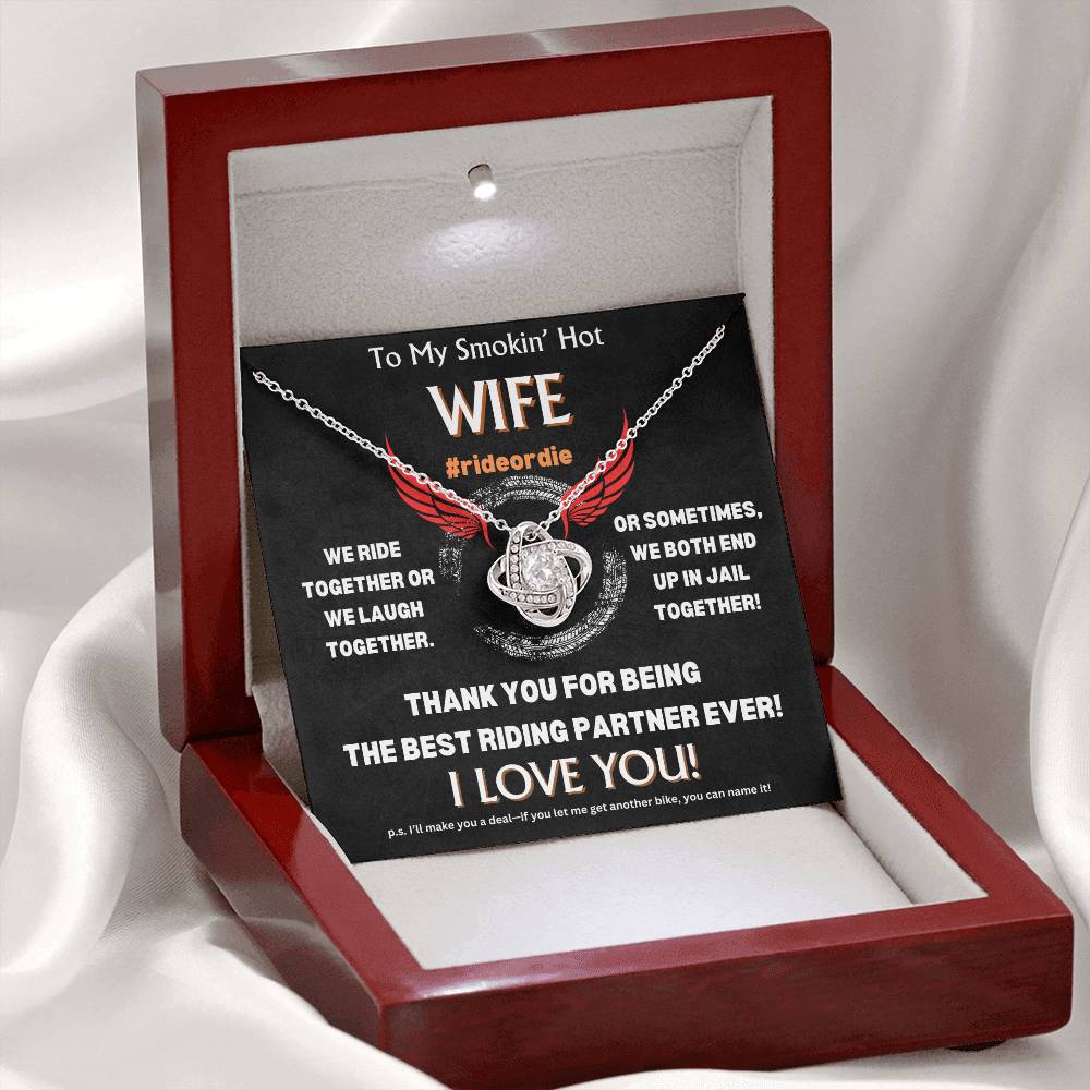 To My Smokin' Hot Wife - Love Knot Gift Set - TJ102