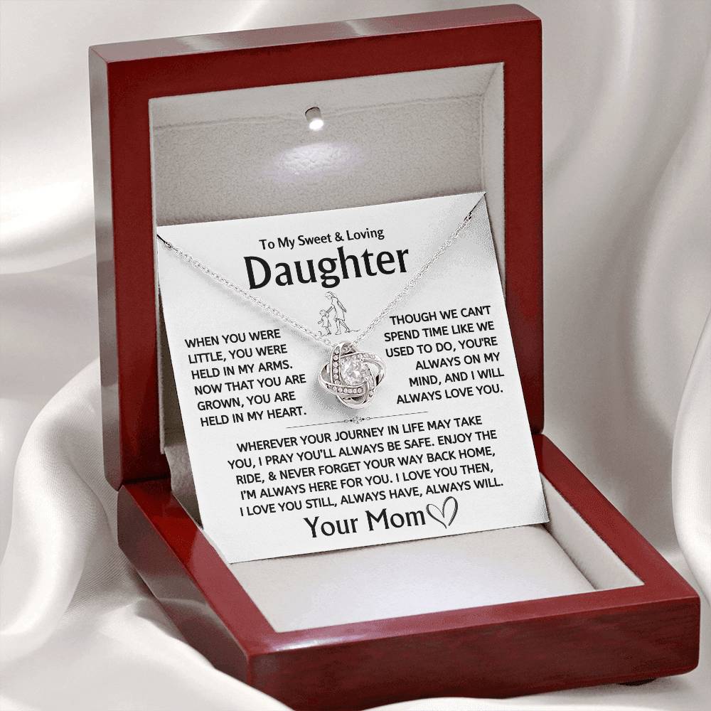 To My Sweet & Loving Daughter - Love Knot Gift Set - TJ117