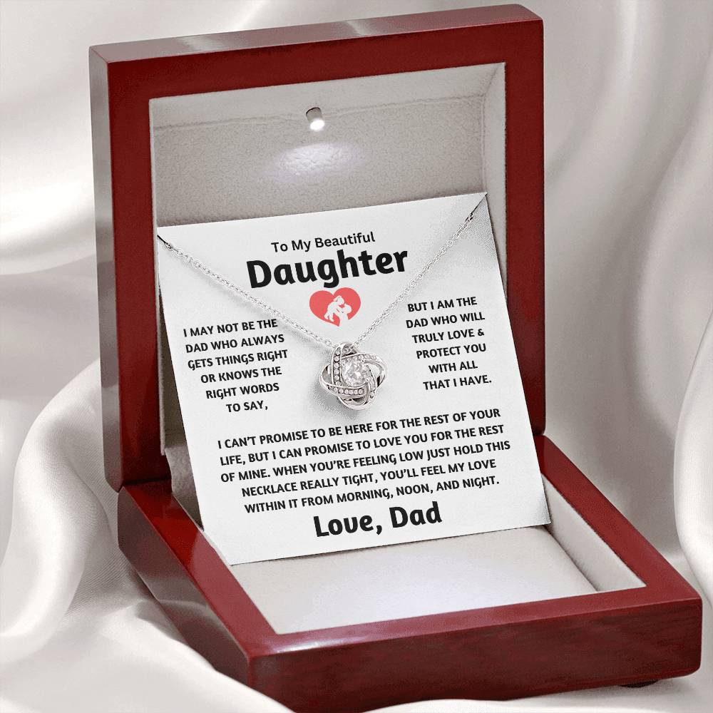 To My Beautiful Daughter - Love Knot Gift Set - TJ132