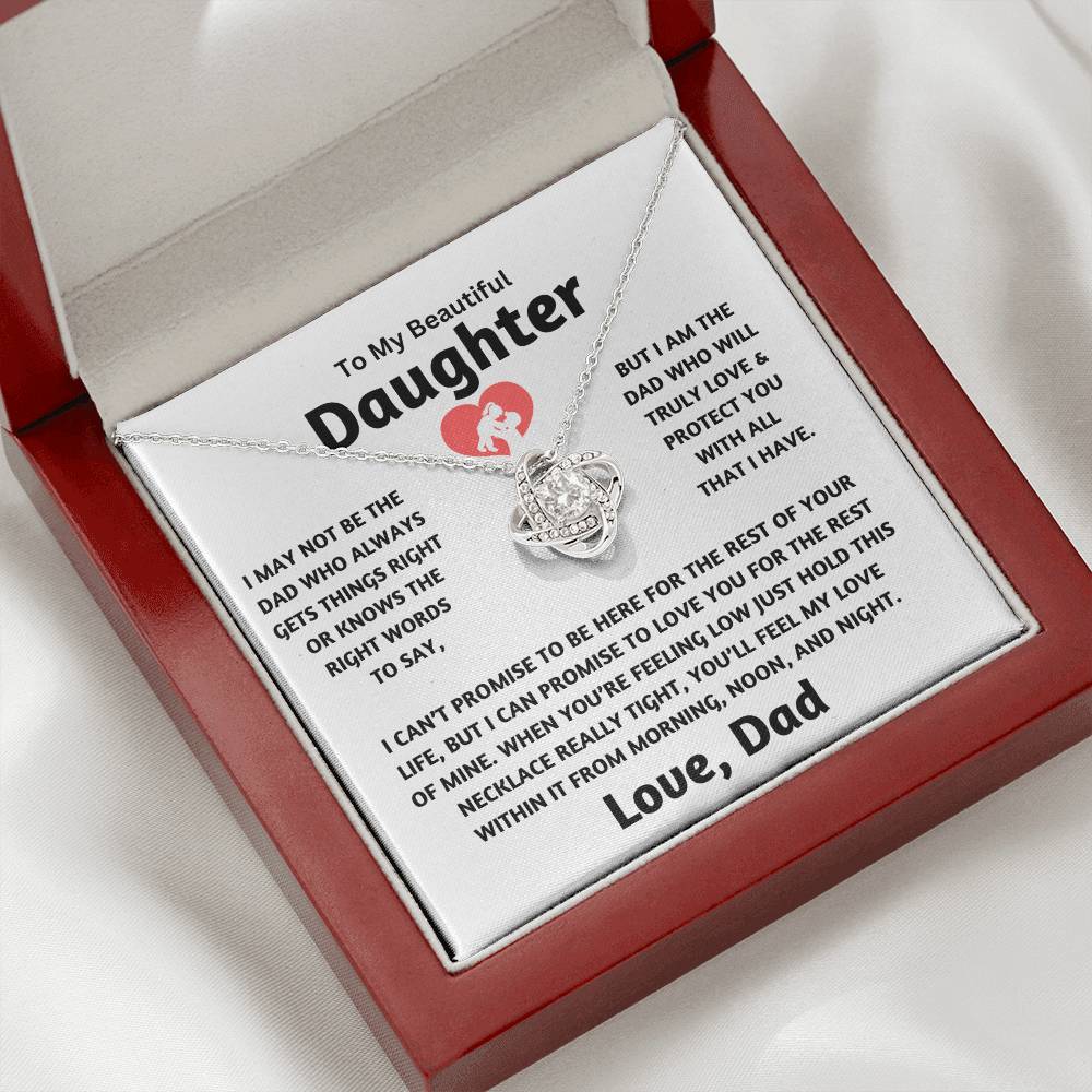 To My Beautiful Daughter - Love Knot Gift Set - TJ132