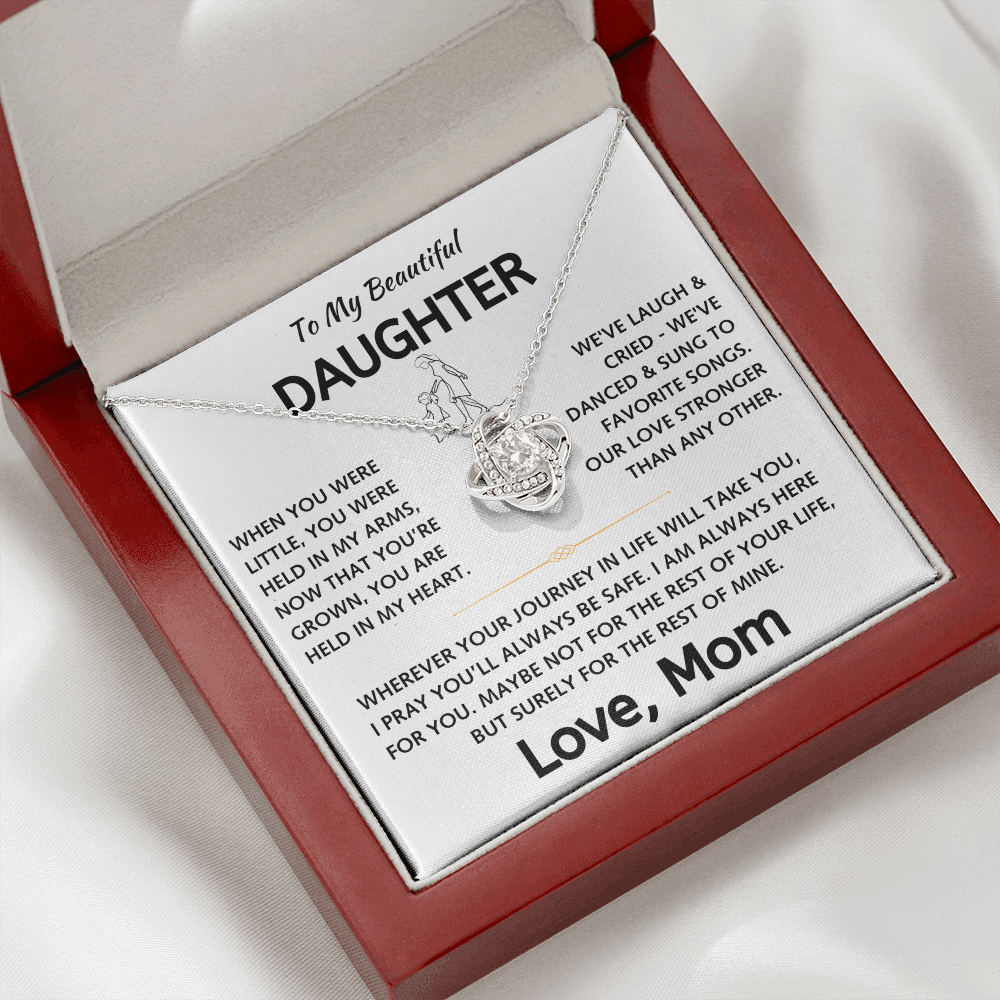 To My Beautiful Daughter - Love Knot Gift Set - TJ130
