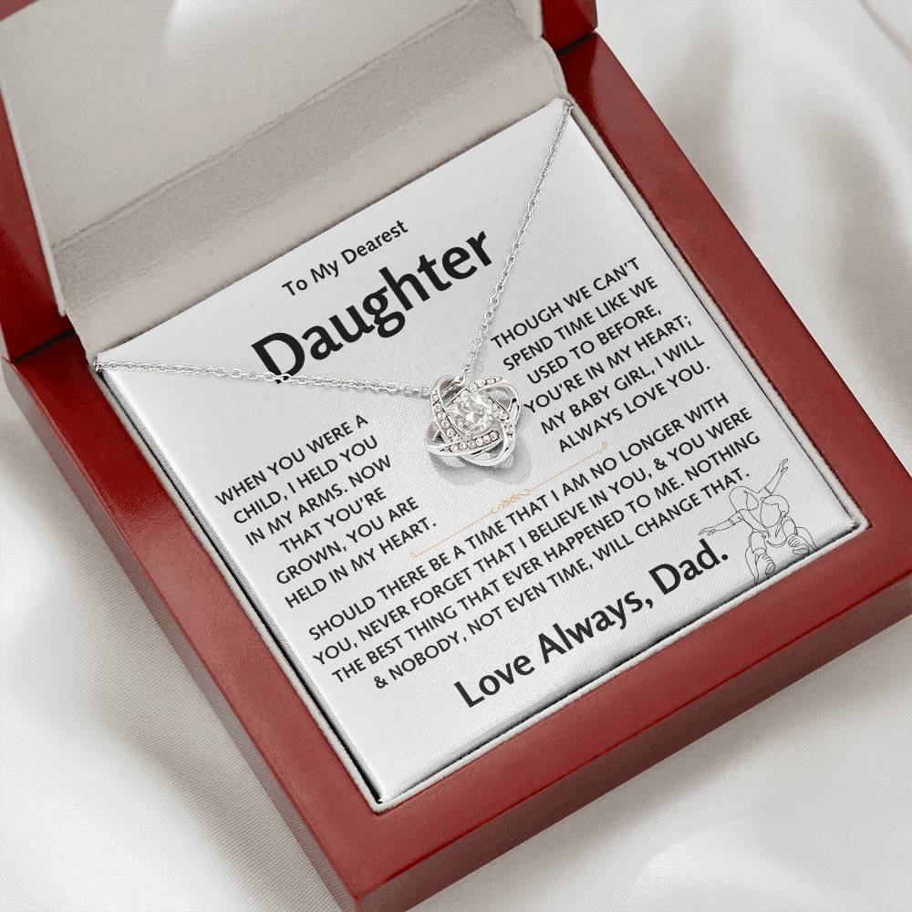 To My Dearest Daughter - Love Knot Gift Set - TJ136
