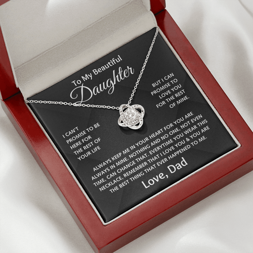 To My Beautiful Daughter - Love Dad - Love Knot Gift Set - TJ152