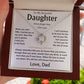 To My Beautiful Daughter - Love Knot Gift Set - TJ156
