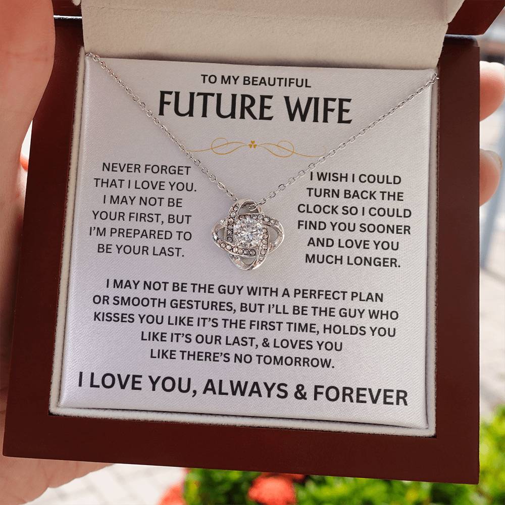 To My Beautiful Future Wife - Love Knot Gift Set - TJ139