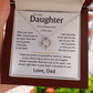 To My Daughter - Love Knot Gift Set - TJ154