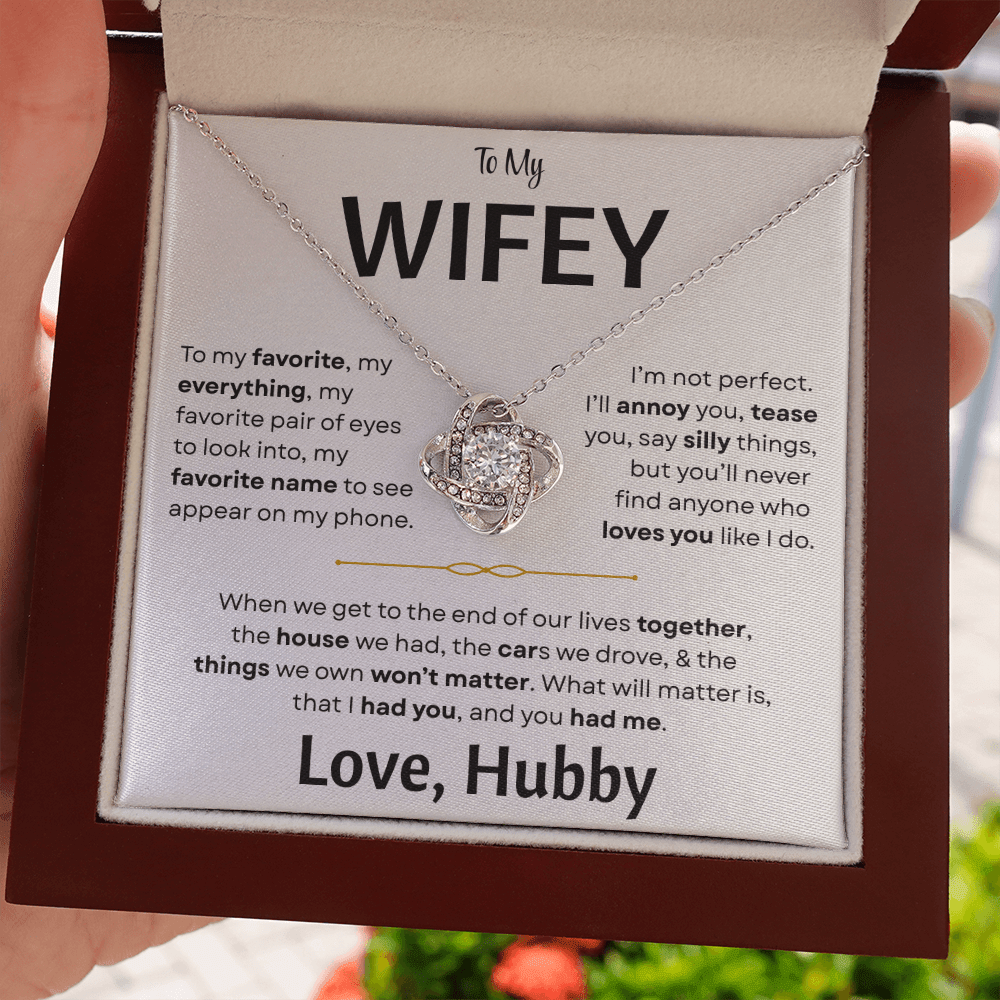 To My Wifey - Love Knot Gift Set - TJ181