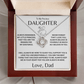 To My Precious Daugther - Love knot Gift Set -TJ141