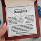 To My Sweet & Loving Daughter - Love Knot Gift Set - TJ118