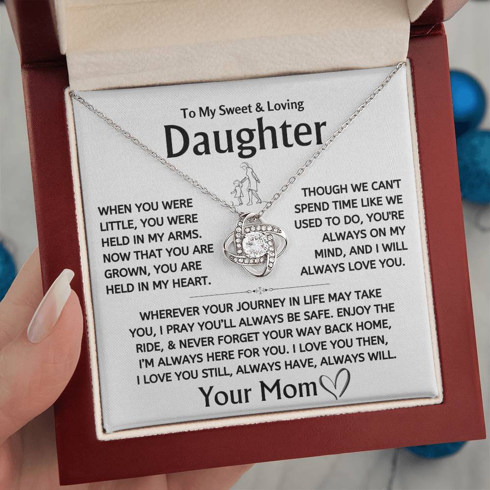 To My Sweet & Loving Daughter - Love Knot Gift Set - TJ117