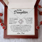 To My Daughter - Love Dad - Love Knot Necklace - TJ073