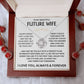 To My Beautiful Future Wife - Love Knot Gift Set - TJ139