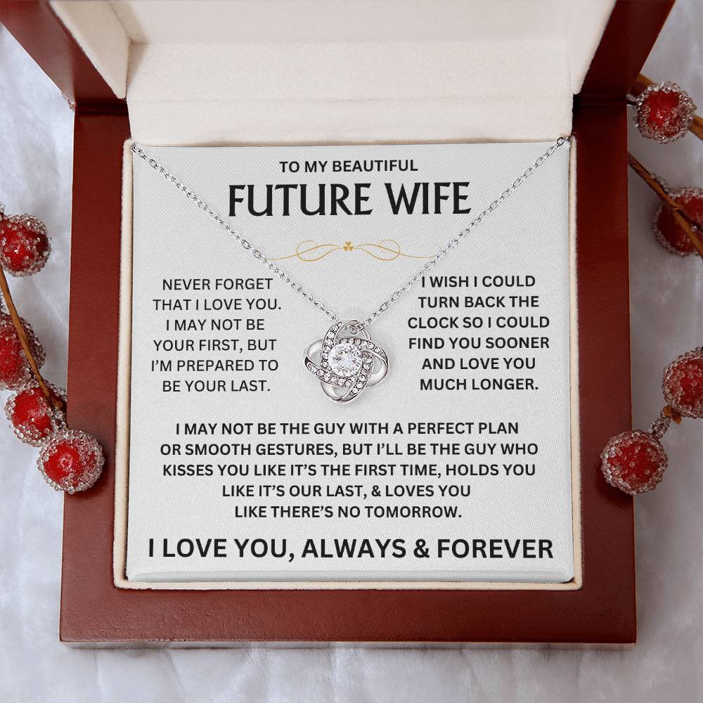 To My Beautiful Future Wife - Love Knot Gift Set - TJ139