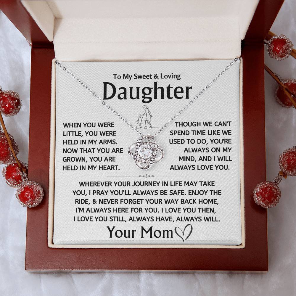 To My Sweet & Loving Daughter - Love Knot Gift Set - TJ117